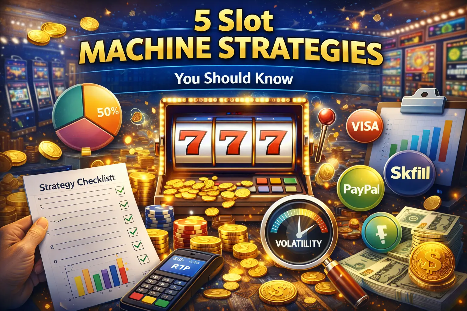 Slot machine strategies tips improve winning casino gameplay